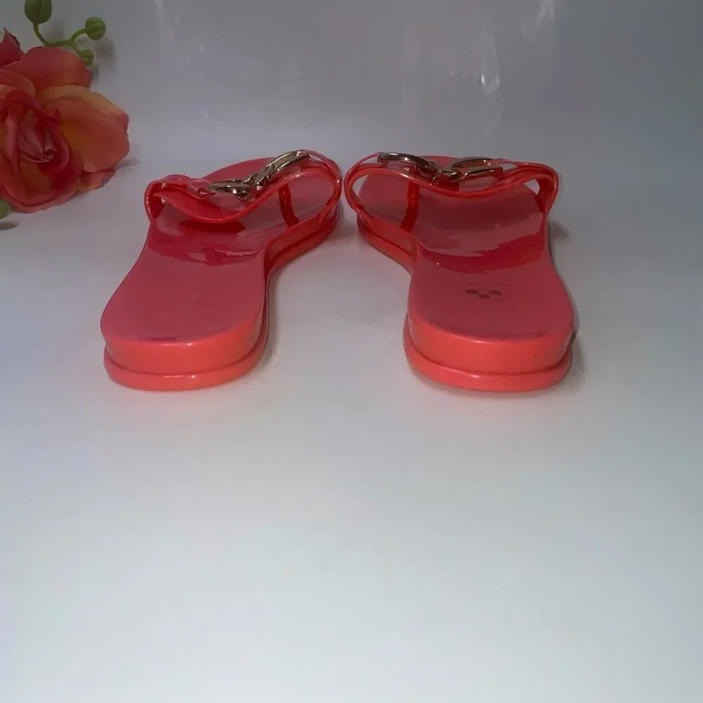 Vince Camuto Jelly Slides Coral 7-M